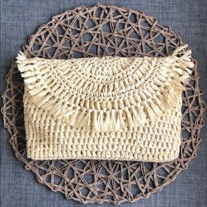 Straw Clutch Bag